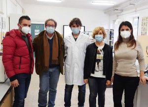 Tarquinia - Andrea Ferrante (Cia) in visita all'Iis Cardarelli