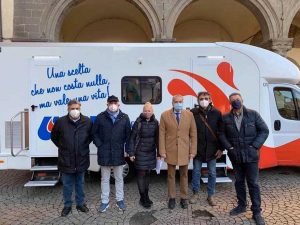 Il gruppo di donatori Avis del comune di Viterbo