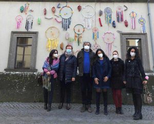 Viterbo - Palazzo del Drago - L'installazione Metamorfosi