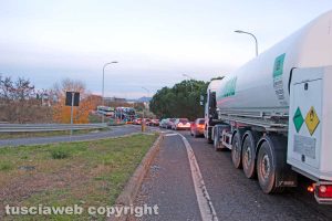 Viterbo - Traffico a nord della città
