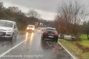 Montefiascone - L'incidente sulla Commenda