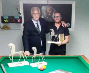 Dario Pasquini del ‘Biliardo club di Viterbo’