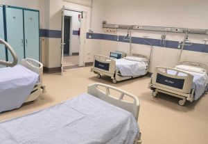 Reparto di medicina riabilitativa Covid all'ospedale di Montefiascone