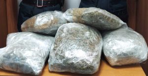 Monterosi - La droga sequestrata dai carabinieri