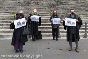 Roma - La protesta dei magistrati onorari