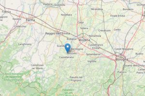 Castellarano - Terremoto in Emilia, scossa di magnitudo 3,3