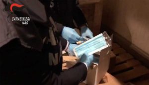 Nas, 1 milione e 300mila mascherine sequestrate