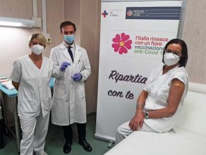 Coronavirus - La vaccinazione di Silvia Aquilani
