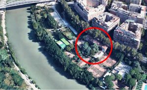 Roma - L'area oggetto della concessione tra regione e Poste italiane