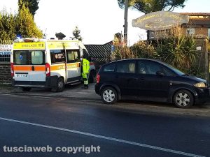 Montefiascone - Tamponamento a catena sulla Cassia Nord