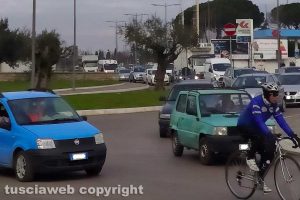 Viterbo - Il traffico stamani