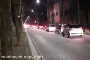Viterbo - Il traffico verso La Quercia