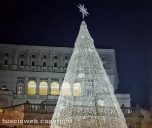 Caprarola - L'albero di Natale a palazzo Farnese