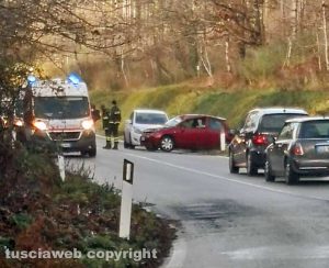 Viterbo - Incidente sulla Cimina