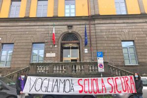 Viterbo - La manifestazione della Rete degli studenti medi