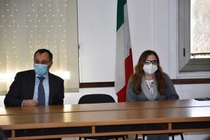 La dottoressa Angelo e il questore Sant'Elia