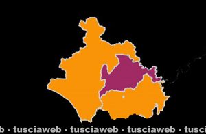 Coronavirus - Tassi di incidenza cumulativa di casi per distretti della Tuscia