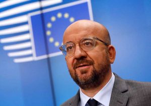 Il presidente del Consiglio europeo Charles Michel