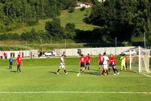 Sport - Calcio - Flaminia - I rossoblù in campo