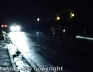 Viterbo - Viale Fiume al buio