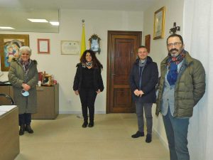 Giuliana Cappelli, Barbara Roma, don Emanuele Germani, Andrea De Simone