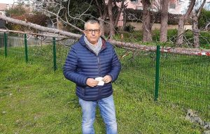 L'assessore al Verde pubblico Enrico Maria Contardo