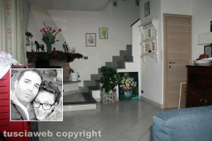 La presunta scena del delitto (nel riquadro Andrea e Sestina)