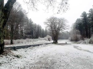 Nevica sui Cimini e sulla Cimina