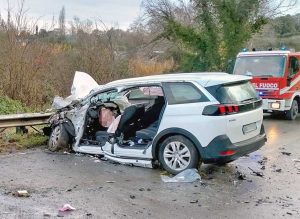 Viterbo - Frontale auto-Cotral sulla Cassia sud