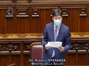 Roberto Speranza alla Camera