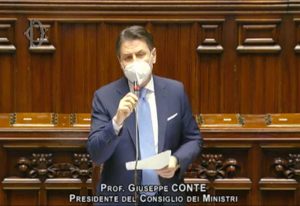 Giuseppe Conte alla Camera