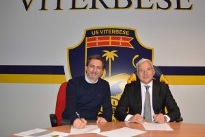 Sport - Calcio - Viterbese - La firma dell'accordo con l'Unitus