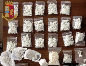 Roma - Polizia - Droga sequestrata