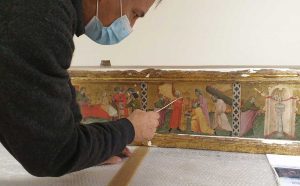 Il restauro del polittico del Balletta
