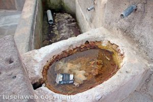 Viterbo - La fontana di piazza della Rocca