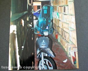 Viterbo - Il degrado della biblioteca comunale prima del salvataggio dei libri