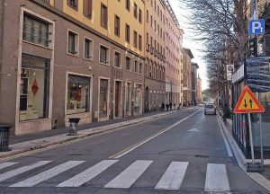 Viterbo - Via Marconi a doppio senso di marcia