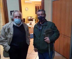 Orte - Nasce l'associazione Horti in Tiberi - Il presidente Franco Marzoli e il socio Amintore Massarelli