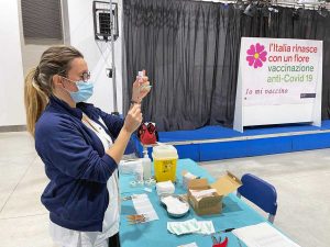 Viterbo - Centro di vaccinazione anti Covid alla Grotticella