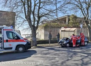 Montefiascone - Tamponamento sulla Cassia Nord