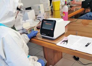 Montefiascone - Lo screening Covid all'Iiss Dalla Chiesa