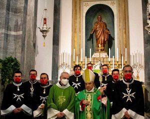 La celebrazione con il cardinale diacono Marcello Semeraro