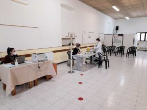 Centro vaccinazioni Covid a Tarquinia