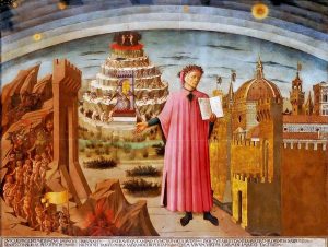 Firenze - "Dante ed i tre regni", Domenico di Michelino, 1465