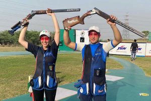 Sport - Tiro a volo - Valerio Grazini e Alessia Iezzi