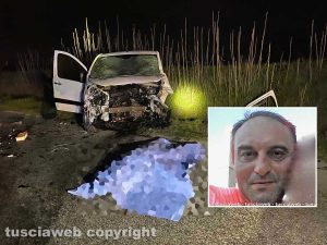 Mortale sulla Tuscanese - Nel riquadro Paolo Sganappa