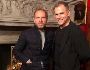 Montalto di Castro - Pino Quartullo e il visconte Ferdinando Guglielmotti