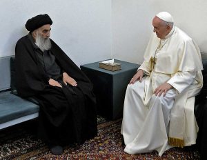 Papa Francesco e l'Ayatollah Sistani