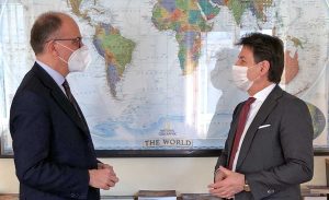 Enrico Letta e Giuseppe Conte