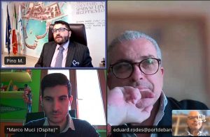 La foto dell'incontro a distanza